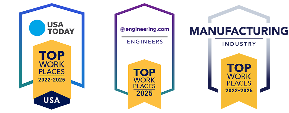 USA Today Top Workplace, Engineering Top Workplace, Manufacturing Industry Top Workplace